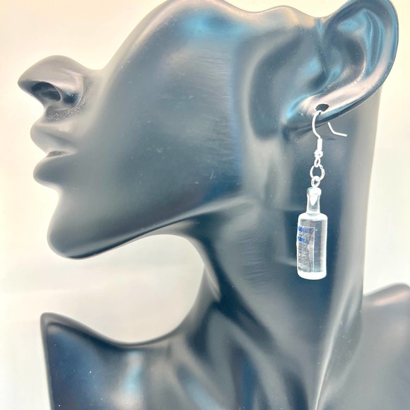 Absolut Vodka Earrings - New Years Eve Earrings - Alcohol Earrings - Picture 11 of 11